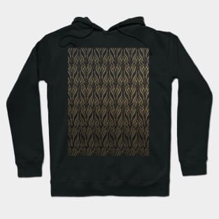 Black and Gold pattern Hoodie